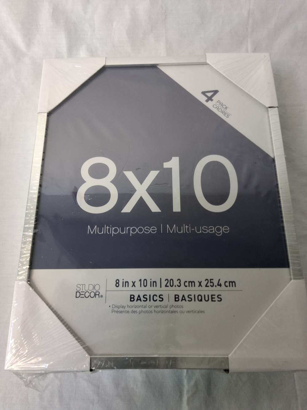 Studio Decor Silver 8x10 Picture Frames - Set of 4